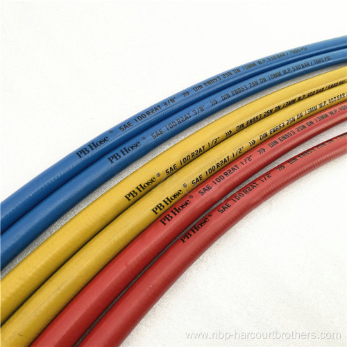 High Pressure Hydraulic Oil Resistant Rubber SAE 100R2 Hose